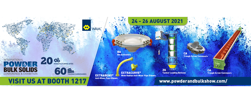 WAM® Inc attends the International Powder and Bulk Solids Exposition 2021_2